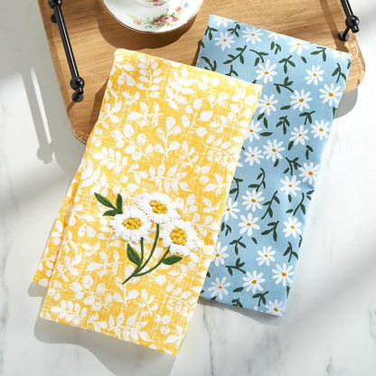 Sets of 2 Spring Garden Kitchen Towels