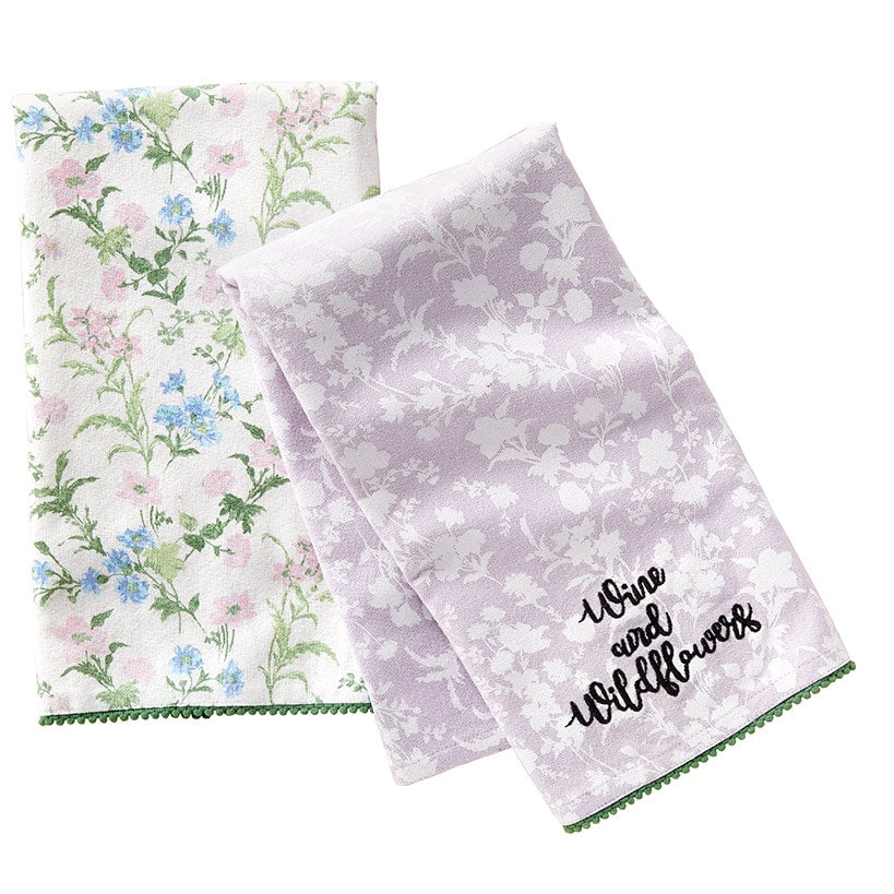 Wildflower Sets of 2 Kitchen Towels