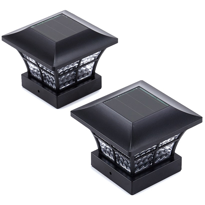 Sets of 2 Solar Post Cap Lights