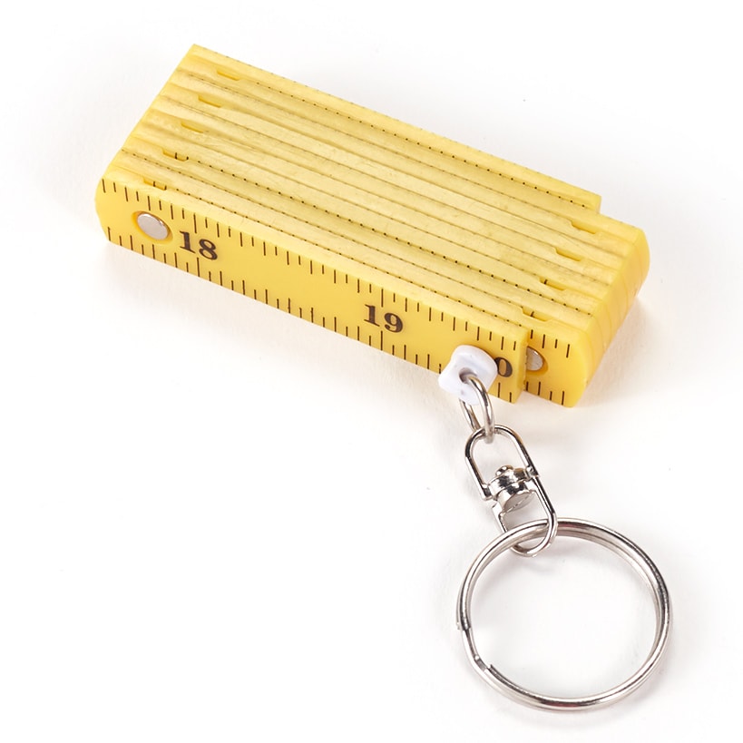 Mini Fold-Up Keychain Ruler Set of 2