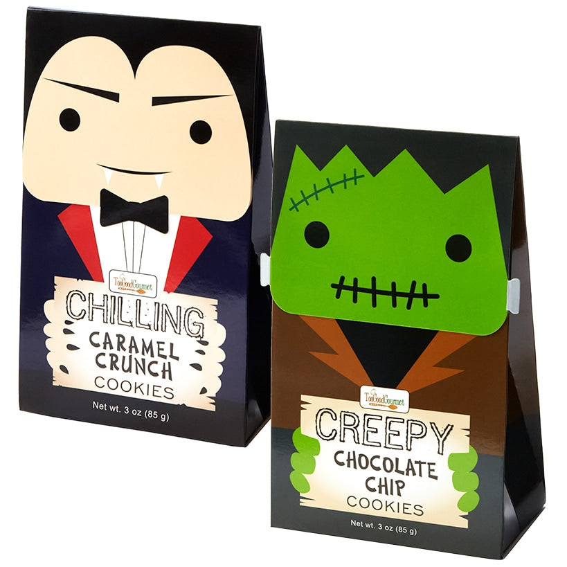 Halloween Monster Cookie Gift Boxes - Set of 2
