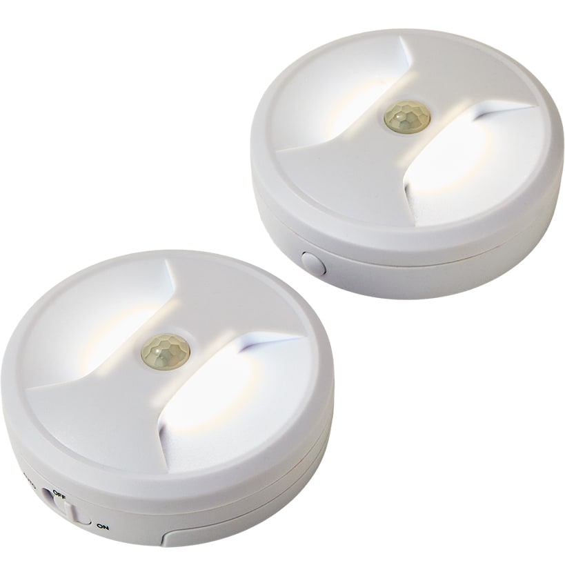 Ideaworks® Motion Sensor LED Night Lights - Multi Directional, Set of 2