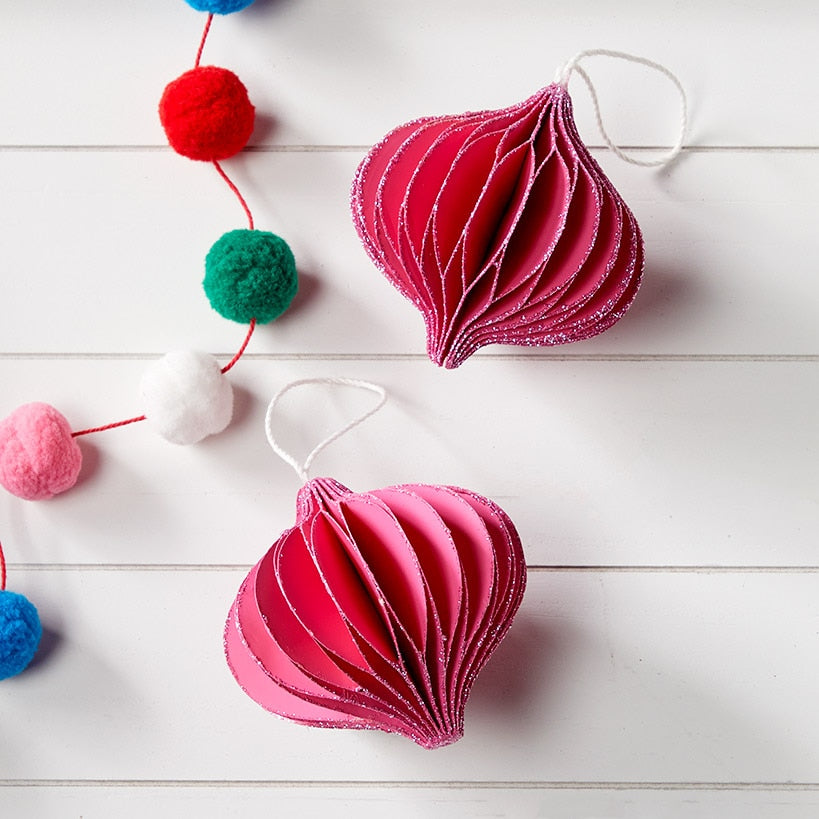 Sets of 2 Paper Shape Ornaments#select-item_arabesque-pink
