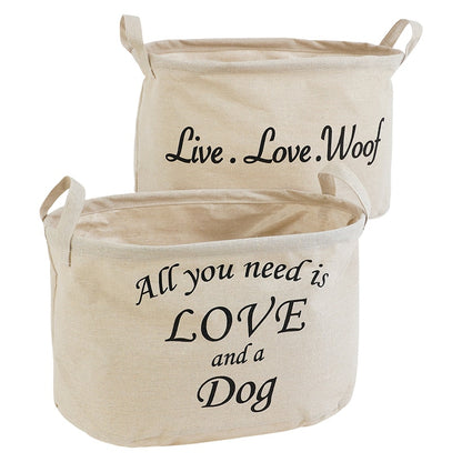 Pet Storage Bins Set of 2