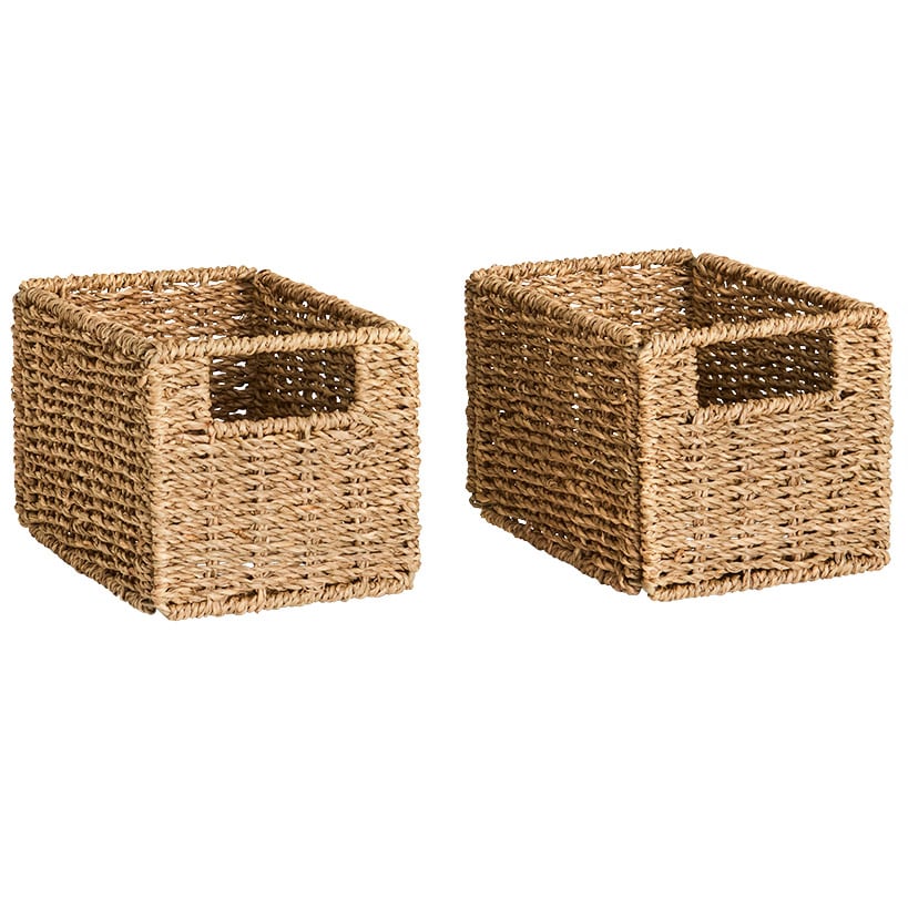 Set of 2 Seagrass Baskets- Elegant Storage Solutions