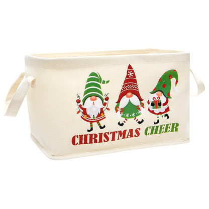 Harvest and Christmas Gnome Baskets Set of 2