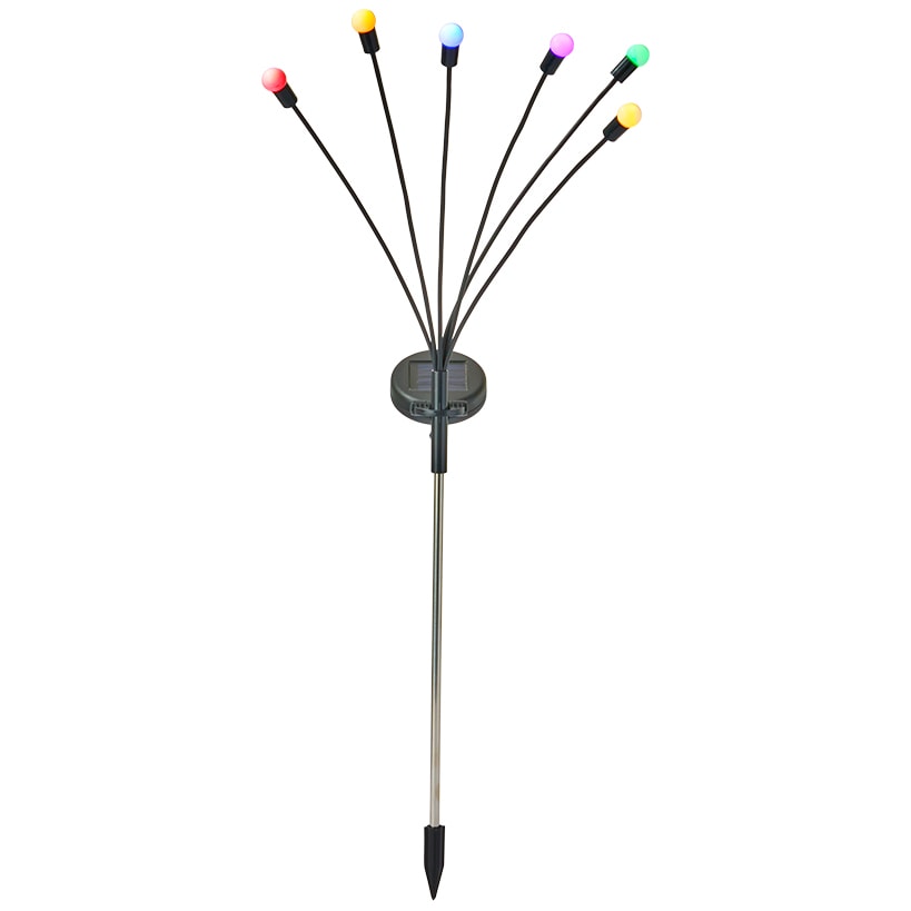 Solar Swaying Firefly Multi-Colored Lights - Set of 2