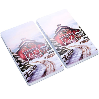 Set of 2 Festive Stove Burner Covers