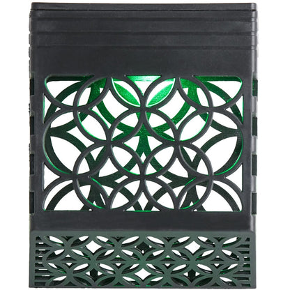 Wall-Mounted Solar Lights with Circle Scrolls-Set of 2