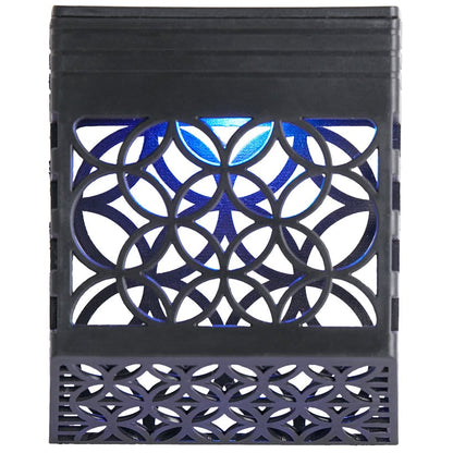 Wall-Mounted Solar Lights with Circle Scrolls-Set of 2