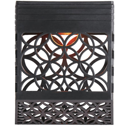 Wall-Mounted Solar Lights with Circle Scrolls-Set of 2