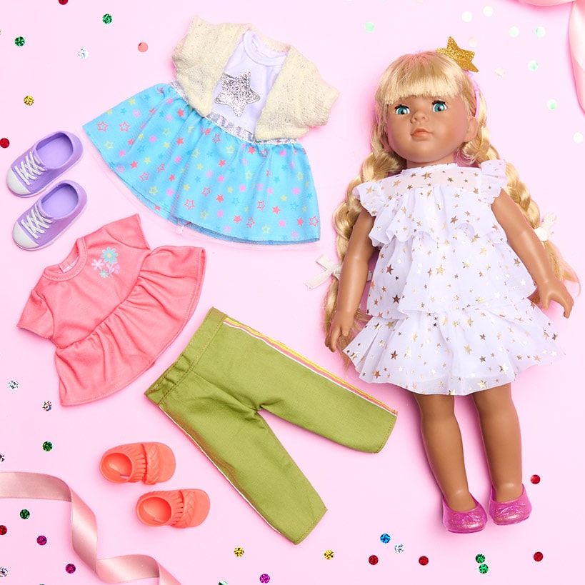 18" Doll Casual Outfits or Accessories Set#select-set_star-fashion