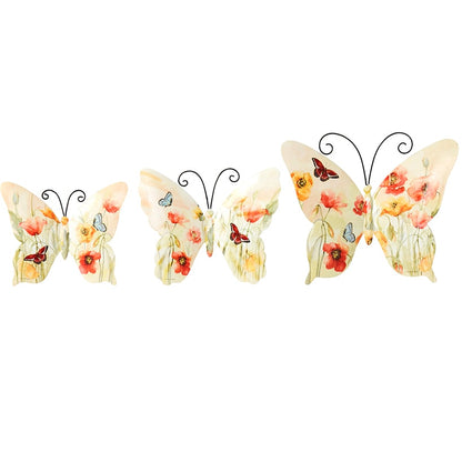 Butterfly Trio Wall Art