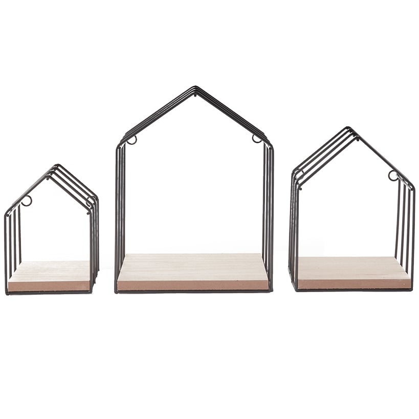 Set of 3 Farmhouse Accent Shelves