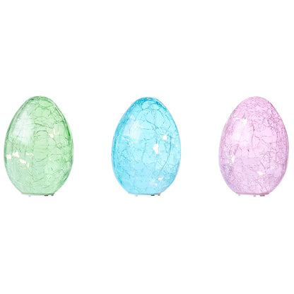 Easter LED Lighted Eggs Table Decor in Green Pink Blue