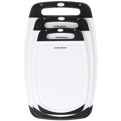 Hamilton Beach Plastic Cutting Boards - Set of 3