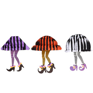 Halloween Hanging Witch Legs Decor - Set of 3