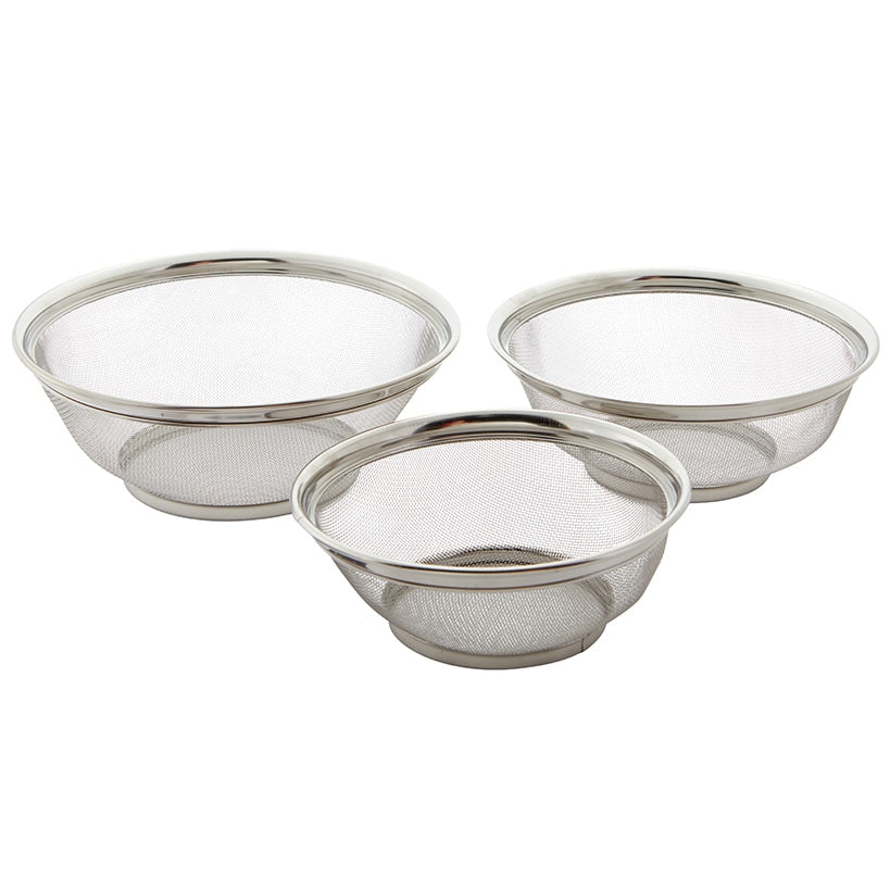 Set of 3 Mesh Colanders