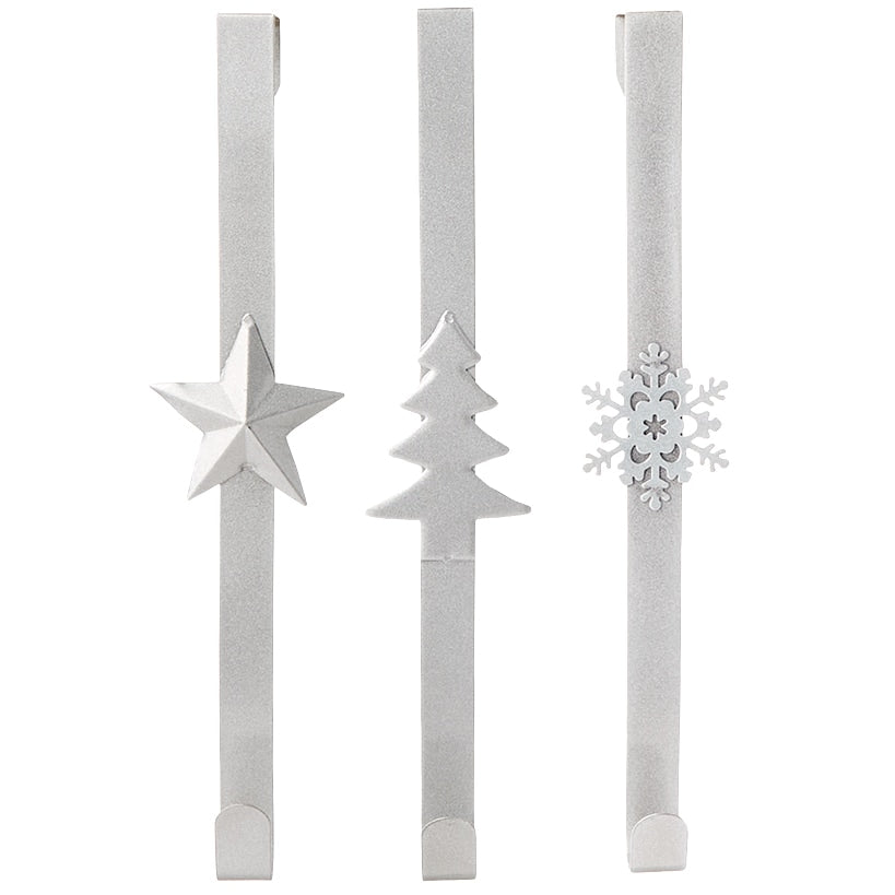 Set of 3 Metal Wreath Hangers