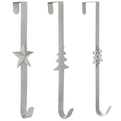 Set of 3 Metal Wreath Hangers