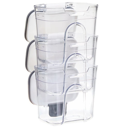 Mini 1-1/2 Cup Food Storage Containers - Set of 3
