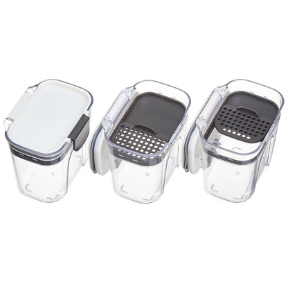 Mini 1-1/2 Cup Food Storage Containers - Set of 3