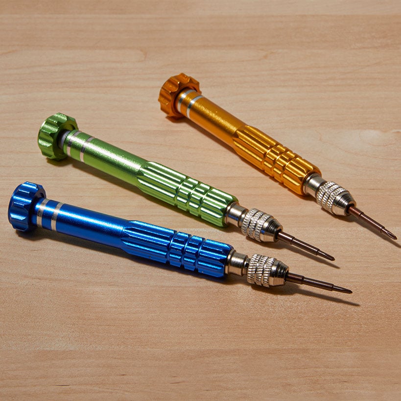 Set of 3 Mini Screwdrivers