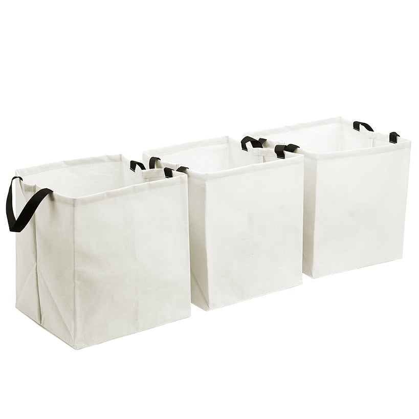Laundry Storage Baskets for Clothes - Set of 3