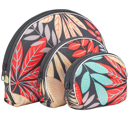Zippered Cosmetic Bag Organizer Set of 3
