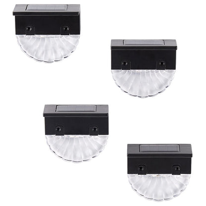 Deck Shell Solar Lights - Set of 4