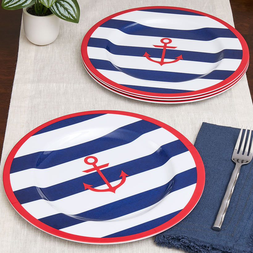 Lake Melamine Dinnerware Platter or Set of 4 Plates or Bowls#select-item_set-of-4-dinner-plates