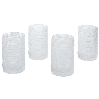 Hobnail Glass Drinkware Sets