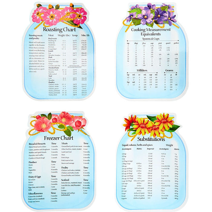 Kitchen Conversion Chart Magnets Set of 4 | LTD Commodities