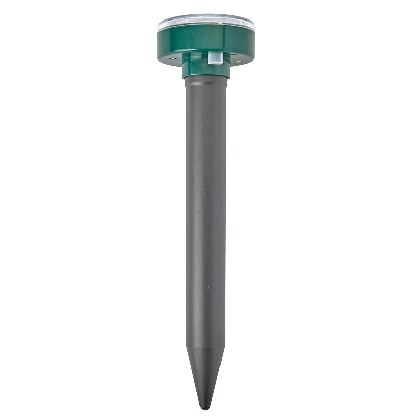 Eco-Friendly Rounded Solar Mole Repellant Stakes-Set of 4