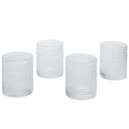 Hobnail Glass Drinkware Sets