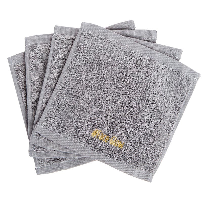 Set of 4 Reuseable Makeup Remover Washcloths