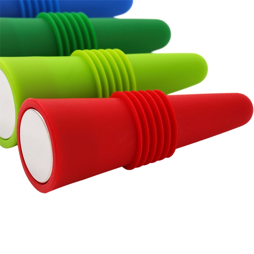 Silicone Wine Bottle Stoppers Set of 4