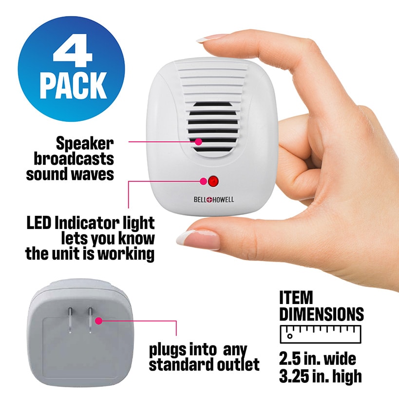 Set of 4 UltraSonic Pest Repellers