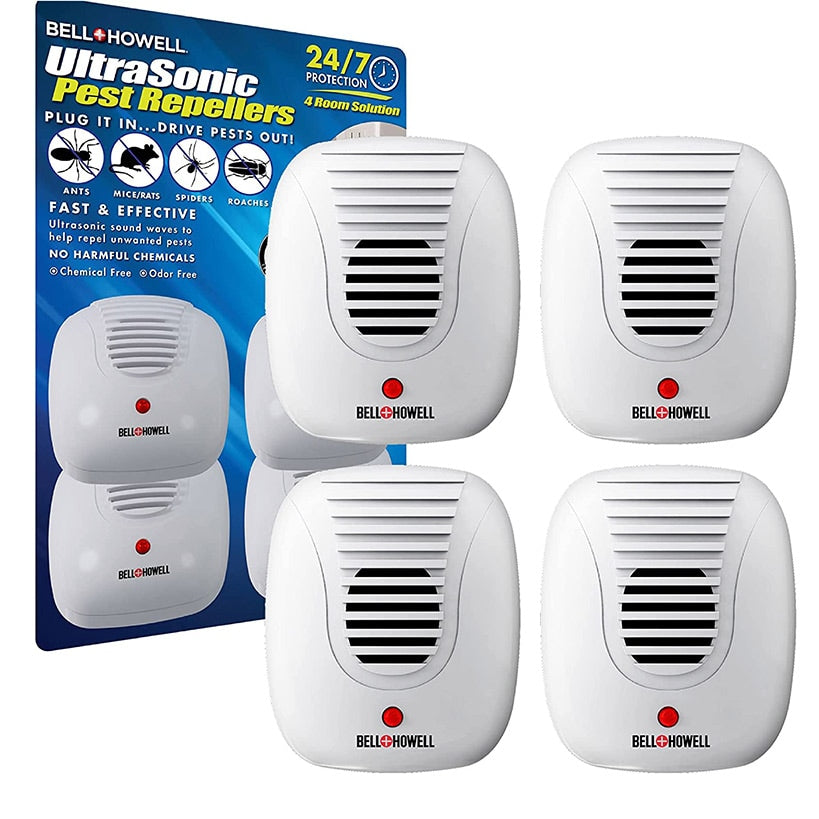 Set of 4 UltraSonic Pest Repellers