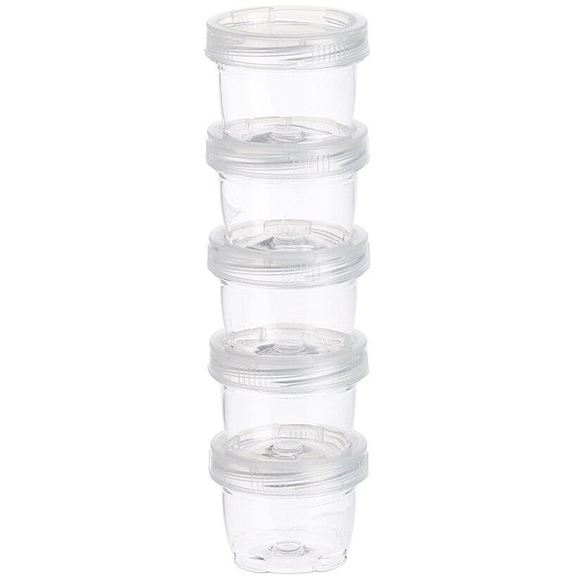 Mini Plastic Seasoning and Spice Jar Set with Carrier Bag