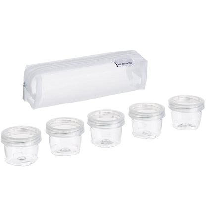 Mini Plastic Seasoning and Spice Jar Set with Carrier Bag