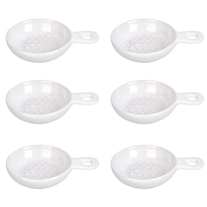 Temp-tations® Skillet-Shaped Ceramic Dip Bowls - Set of 6