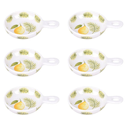 Temp-tations® Skillet-Shaped Ceramic Dip Bowls - Set of 6
