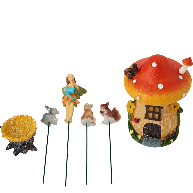 Fairy Garden Figures - Set of 6