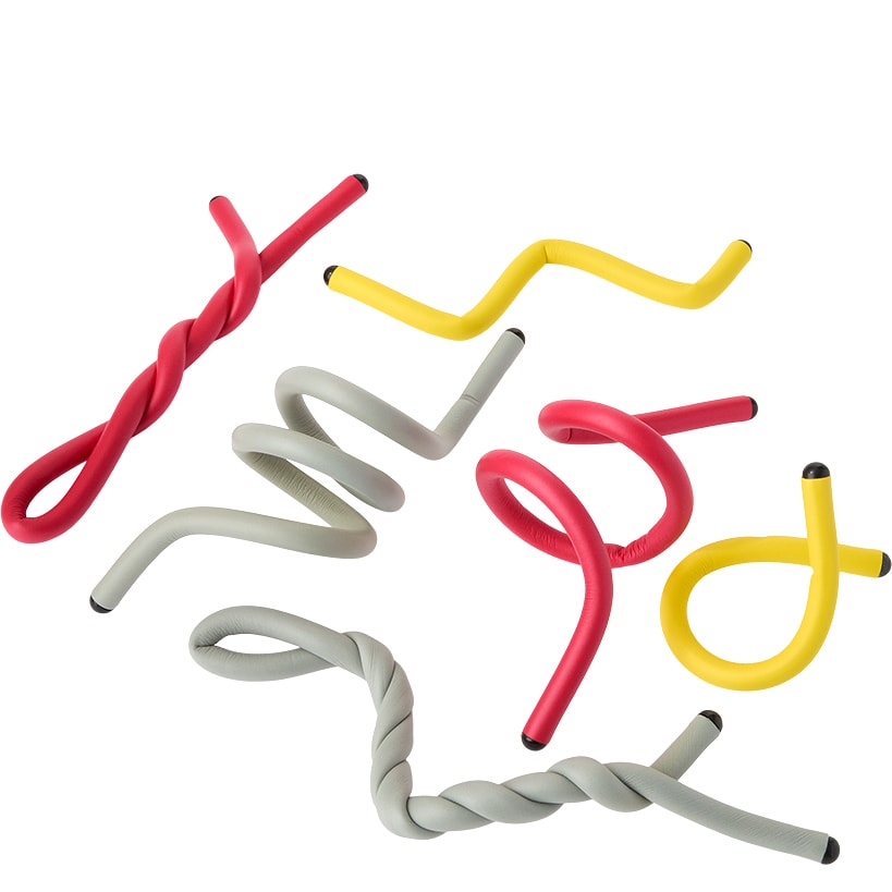 Ideaworks® Gorilla Ties - Multi-Size Flexible, Durable, Reusable, Set of 6