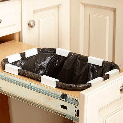 Trash Can Clips - Keeps Garbage Bags in Place