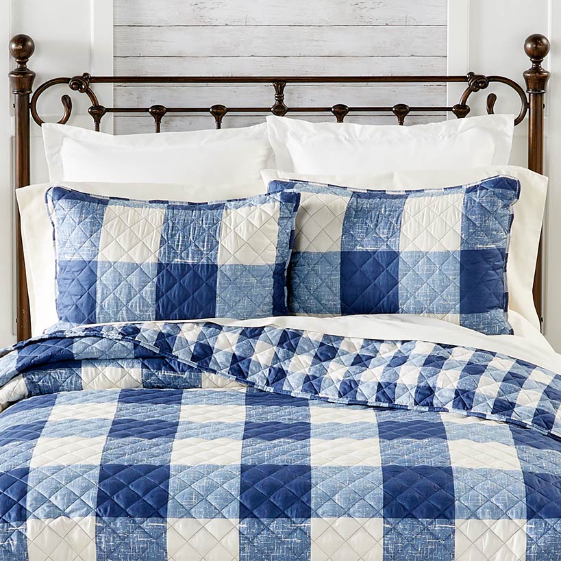 Spring Buffalo Check Sham#select-color_sargasso-sea