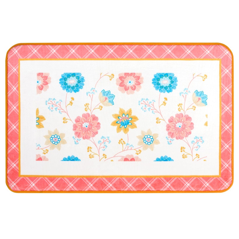 Shana Spring Floral Memory Foam Bath Rug