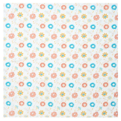 Shana Spring Floral Shower Curtain with Buttonholes