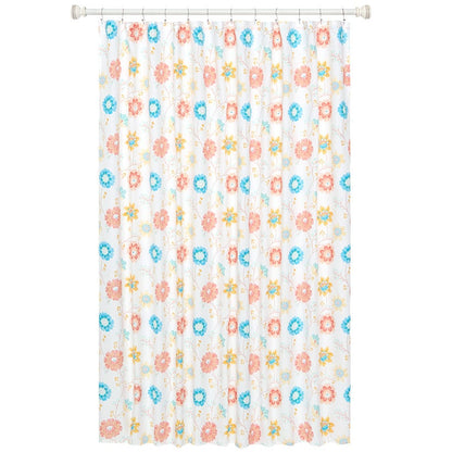 Shana Spring Floral Shower Curtain with Buttonholes